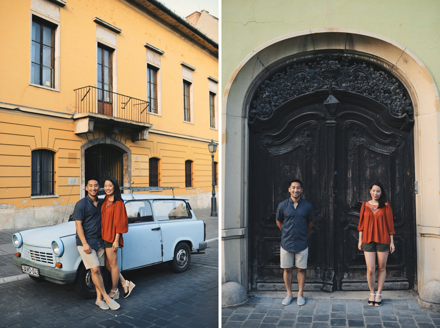Budapest Engagement photography - Buda Castle district