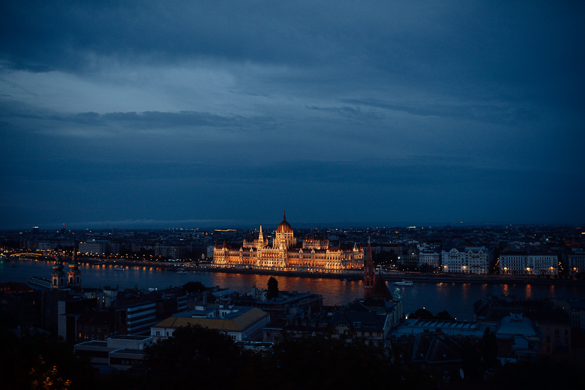 Night time Parliament Budapest