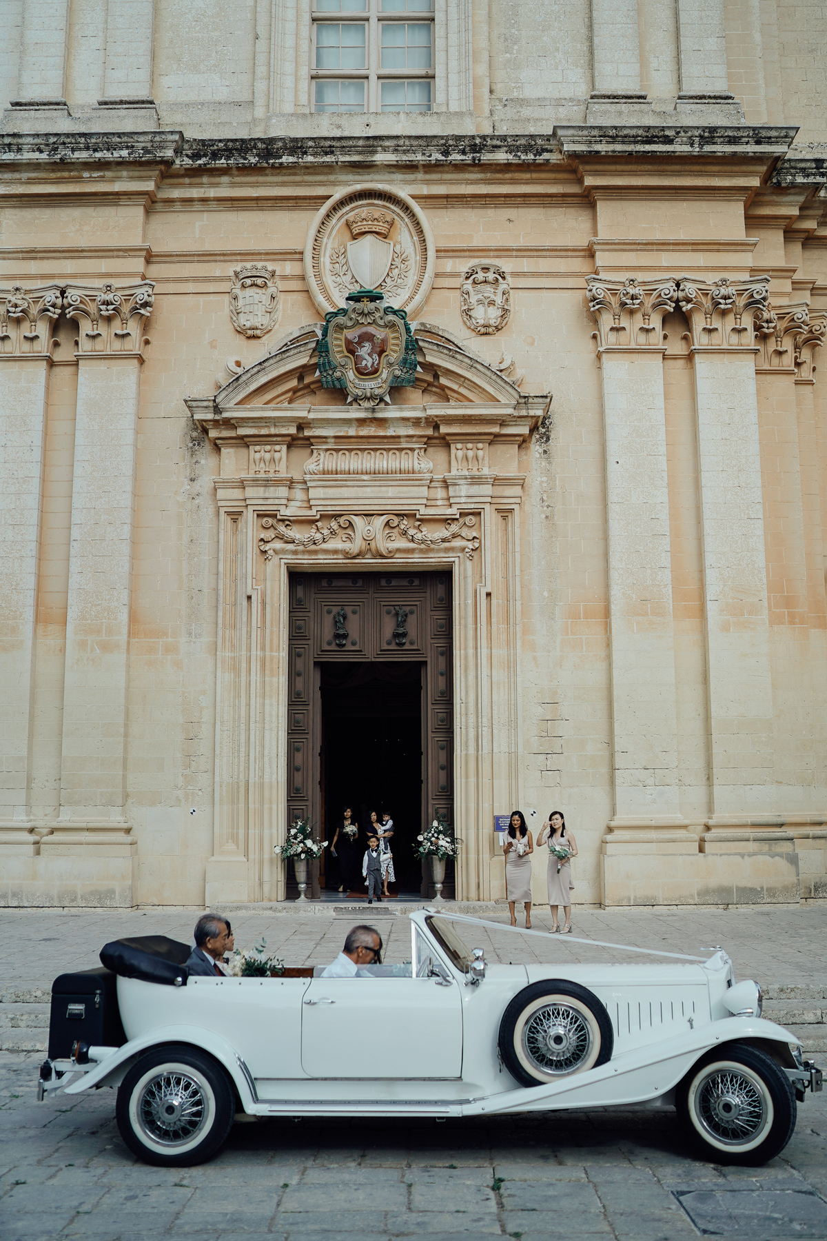 Mdina cathedral Wedding ceremony