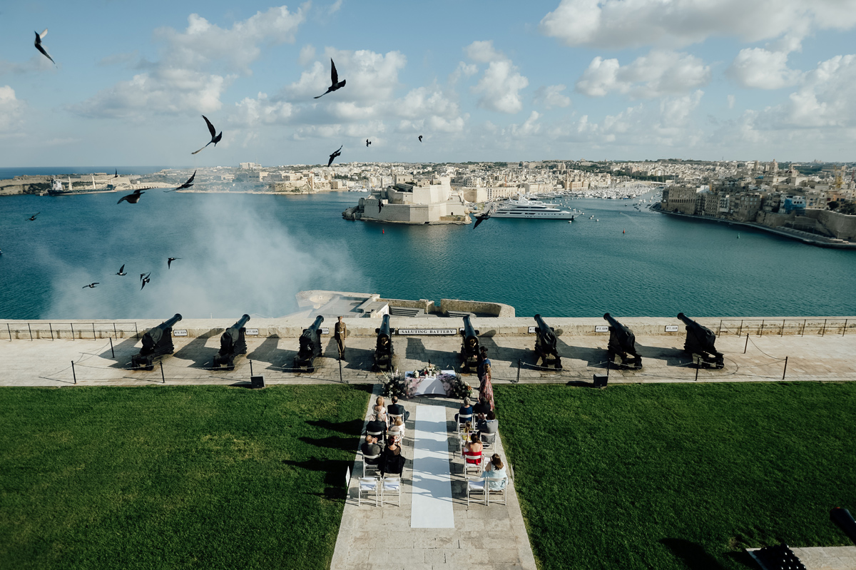 Saluting Battery Wedding Photography, Valletta | MALTA