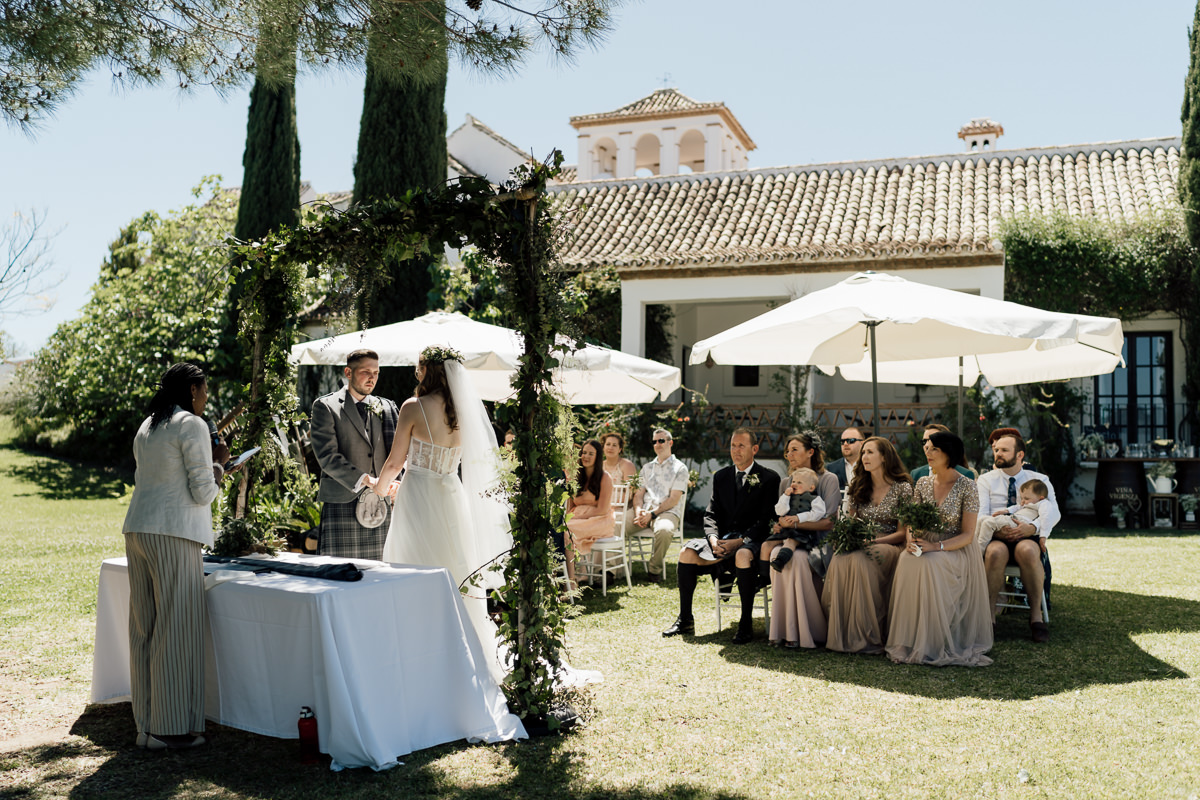 wedding Ceremony at Hacienda San Jose Mijas