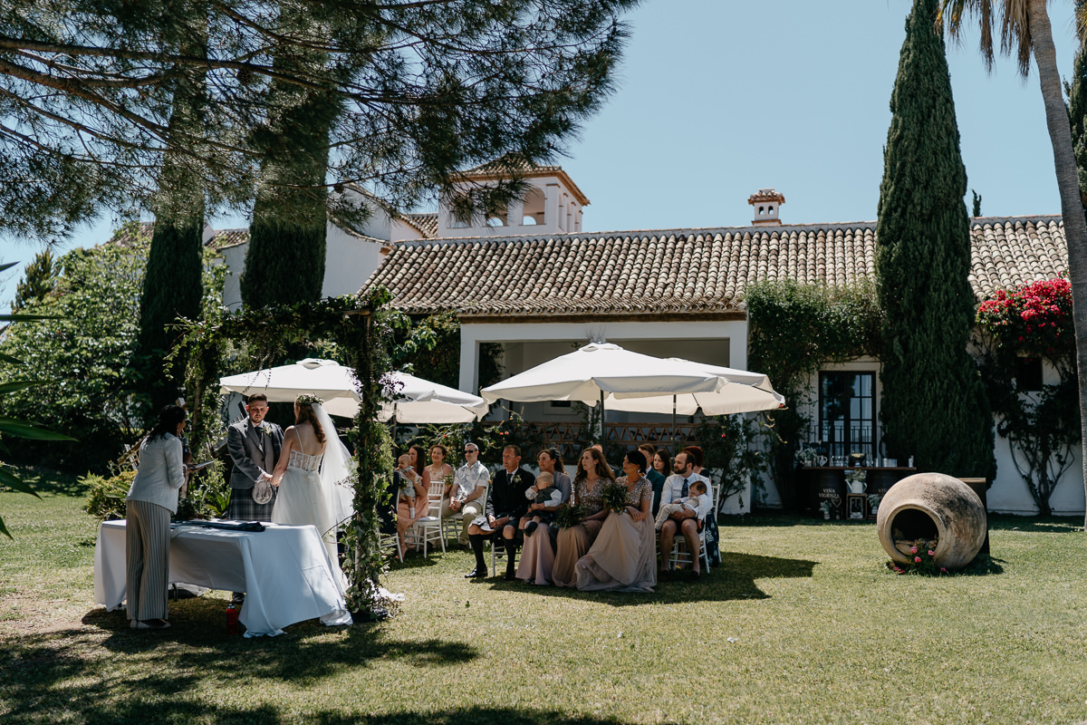 wedding Ceremony at Hacienda San Jose Mijas