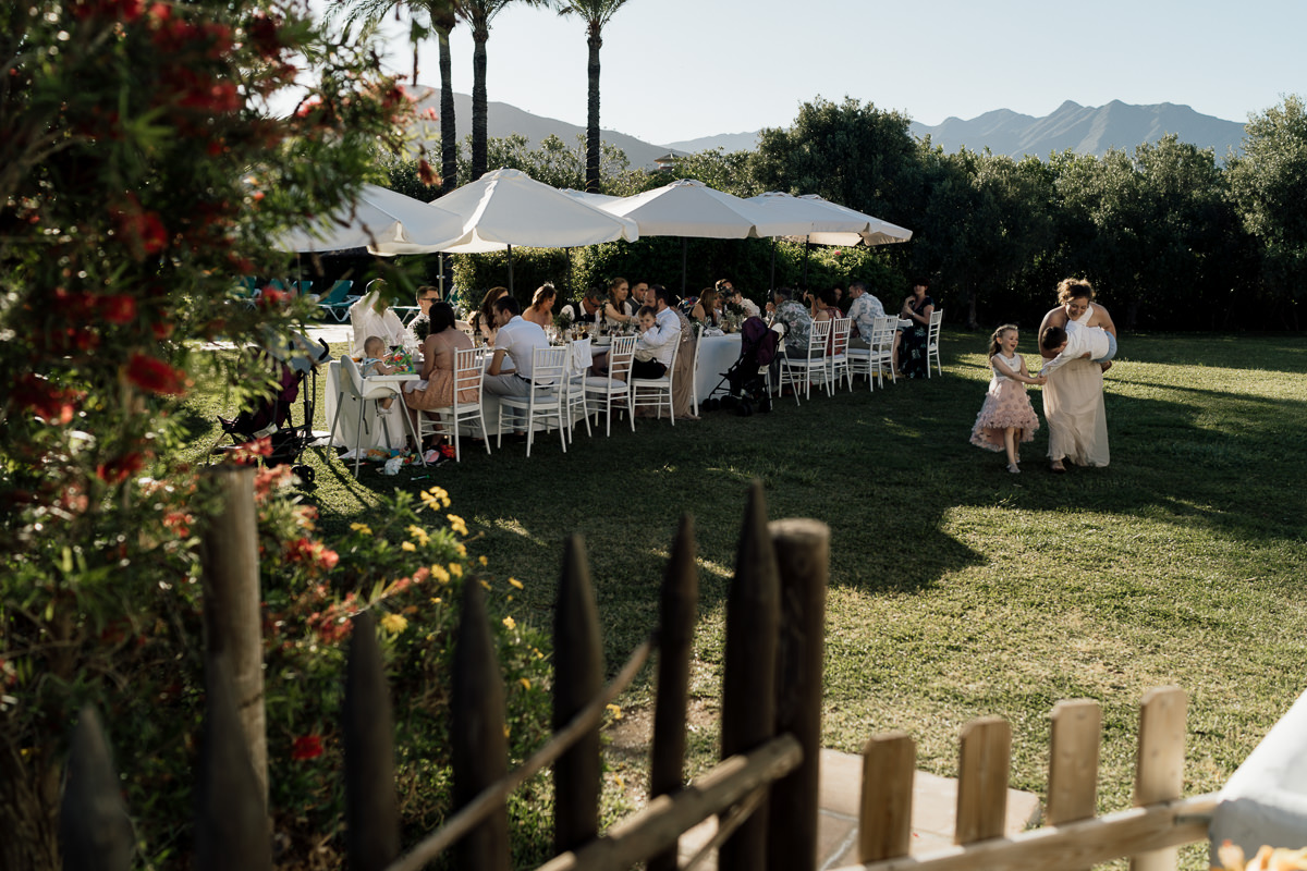 Wedding reception at Hacienda San Jose, Mijas