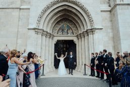 esküvő fotózás Budapest - templomi esküvő ceremónia